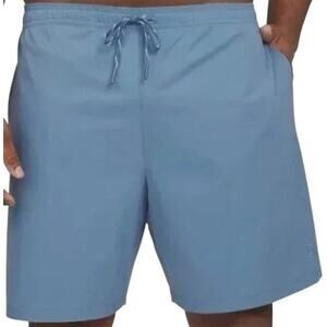 Lands Ends Mens Blue Quick Dry Swims Shorts M